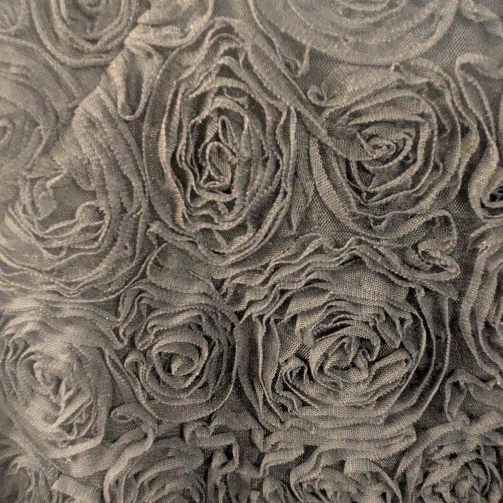 dressbarn Black Rose Patterned Blouse - Picture 5 of 5